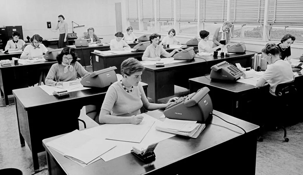 Photo of human computers